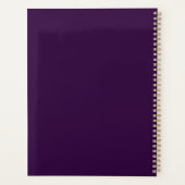 Elégant rose violet Aquarelle Esthétique (Dos)
