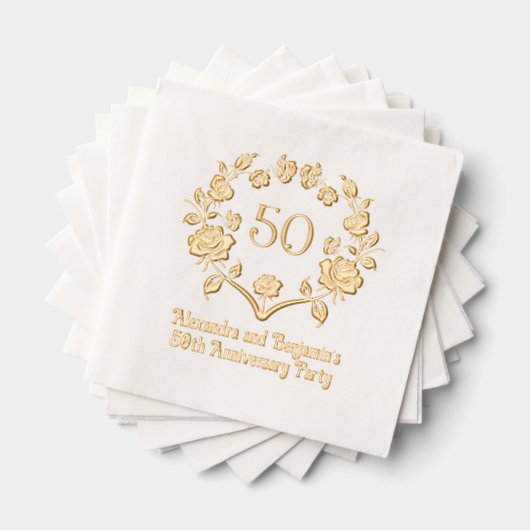 Élégant Rose Wreath Frame Anniversaire (Insitu (empilé))