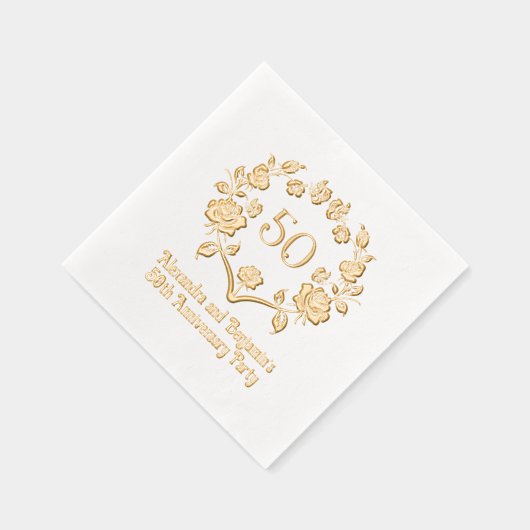 Élégant Rose Wreath Frame Anniversaire (Droite)