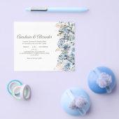 Elegant RoseBudget Uitnodiging tot bruiloft. Flyer (Enkel)