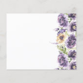 Elegant RoseBudget Uitnodiging tot bruiloft. Flyer (Achterkant)