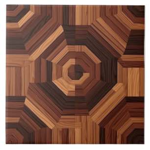 Elegant Rosewood Seamless Pattern Ceramic Tegel Tegeltje
