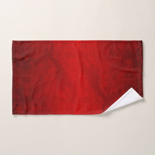 Élégant rouge rubis (Serviette à main)