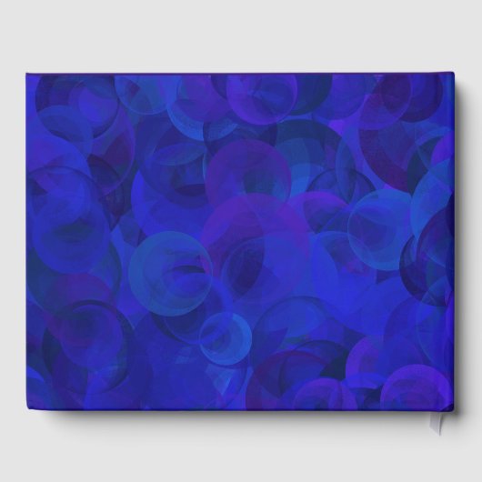 Elegant Royal Blue 60 en Sassy Birthday Party Gastenboek (Achterkant)