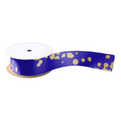 Elegant Royal Blue Glitter Ribbon Lint (Spoel)