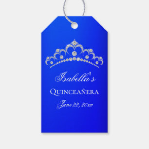 Elegant Royal Blue Quinceanera Cadeaulabel