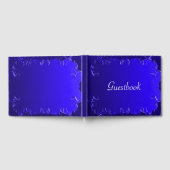 Elegant Royal Blue Wedding Gastenboek (Volledig)