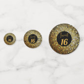 Elegant Royal Disco-ontwerp Confetti (Achterkanten)