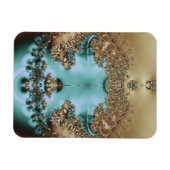 Elegant Royal Gold en Aqua Magneet (Horizontaal)