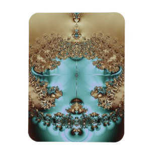 Elegant Royal Gold en Aqua Magneet