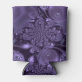 Elegant Royal Paars Liquid Sparkle Blikjeskoeler (Voorkant)