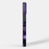 Elegant Royal Paars Liquid Sparkle Case-Mate iPhone Case (Achterkant / Rechts)