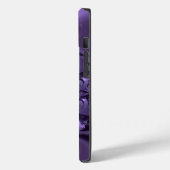 Elegant Royal Paars Liquid Sparkle Case-Mate iPhone Case (Achterkant / Links)