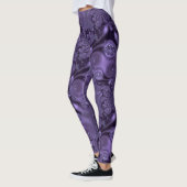 Elegant Royal Paars Liquid Sparkle Leggings (Links)