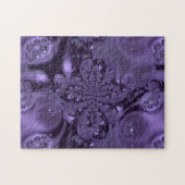 Elegant Royal Paars Liquid Sparkle Legpuzzel (Horizontaal)