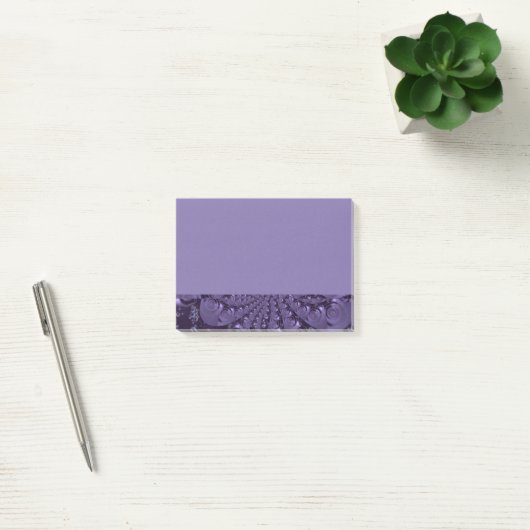 Elegant Royal Paars Liquid Sparkle Post-it® Notes (Kantoor)