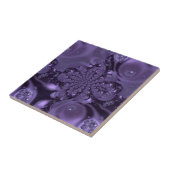 Elegant Royal Paars Liquid Sparkle Tegeltje (Zijkant)