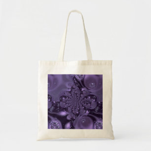 Elegant Royal Paars Liquid Sparkle Tote Bag