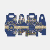 Elegant Royal Prince Baby shower Bedankdoosjes (Uitgevouwen)