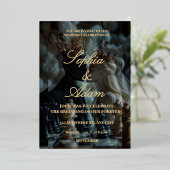 Elegant Royal Wedding Invitation (Debout devant)