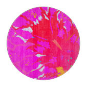 Elegant Roze Abstract Patroon Snijplank (Voorkant)
