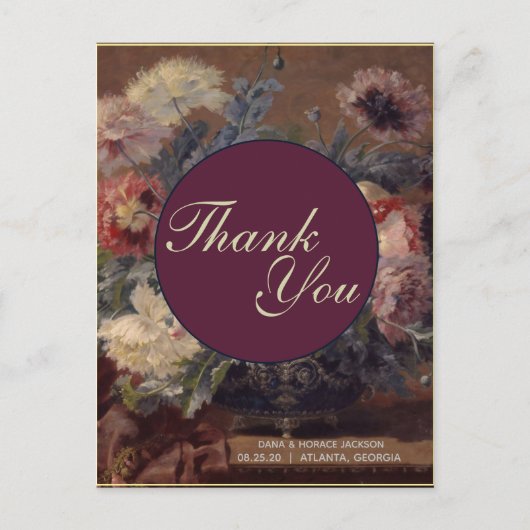 Elegant  Roze Blauwe Biva mandje pinda's Briefkaart (Voorkant)