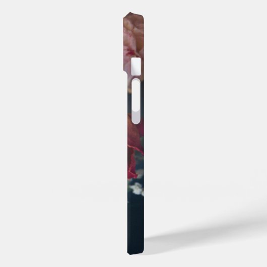 Elegant roze bloemen Aangepaste iPhone Case (Achterkant / Links)