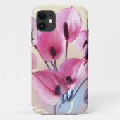 Elegant roze bloemen Case-Mate iPhone case (Achterkant)