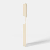 Elegant Roze Bloemen Monogram iPhone Hoesje (Rechterkant)