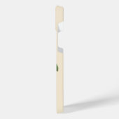 Elegant  Roze Bloemen Monogram iPhone Hoesje (Linkerkant)