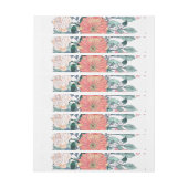 Elegant Roze Bloemen Waterverf Bloemen (Vel)