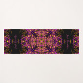 Elegant roze boho retro patroon inspirerend yogamat (Voorkant (horizontaal))