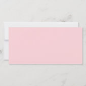 Elegant Roze Bow Logo Cadeaubon (Achterkant)