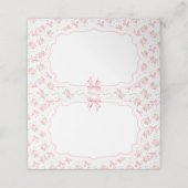 Elegant Roze Bow Love Shack Elegant Place (Buitenkant ongevouwen)