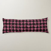 Elegant roze diamantglam lichaamskussen (Achterkant)