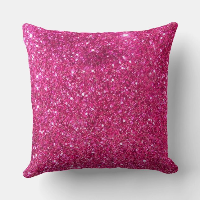 Elegant roze en gouden Initiaal Kussen (Achterkant)