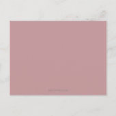 Elegant roze en goudgymnastiek uitnodiging briefkaart (Achterkant)