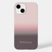 Elegant roze en Paarse Case-Mate iPhone Case (Achterkant)