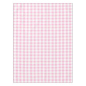 Elegant roze en wit Gingham patroon Tafelkleed (Voorkant)