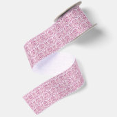Elegant roze Floral Pattern Lint (Achterkant)