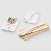 Elegant roze Floral | Vastleggingen voor het begra Handwaaier (Niet-gemonteerd)