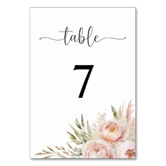 Elegant roze Floral Weddenschappen Kaart