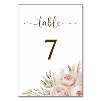 Elegant roze Floral Weddenschappen Kaart