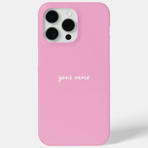Elegant Roze Gepersonaliseerde iPhone 15 Pro Max H Hoesje