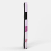 Elegant roze glitter-marmer iPhone Case (Achterkant/rechts)