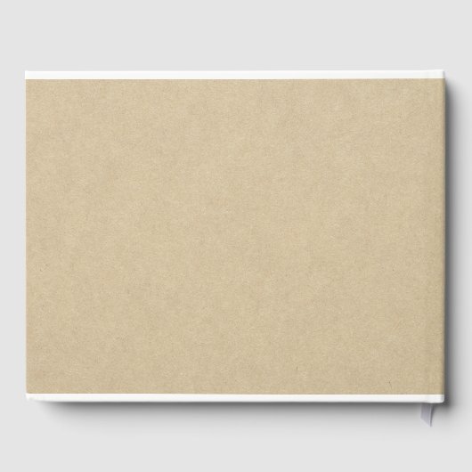 Elegant roze gouden botanische bruiloft gastenboek (Achterkant)