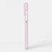 Elegant Roze Gouden Script Initiaal Monogram iPhone Hoesje (Linkerkant)