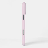 Elegant Roze Gouden Script Initiaal Monogram iPhone Hoesje (Rechterkant)