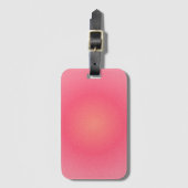 Elegant roze gradiënt Bagagelabel (Voorkant (verticaal))