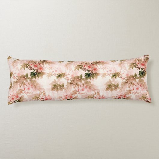 Elegant roze handbedekking lichaamskussen (Achterkant)